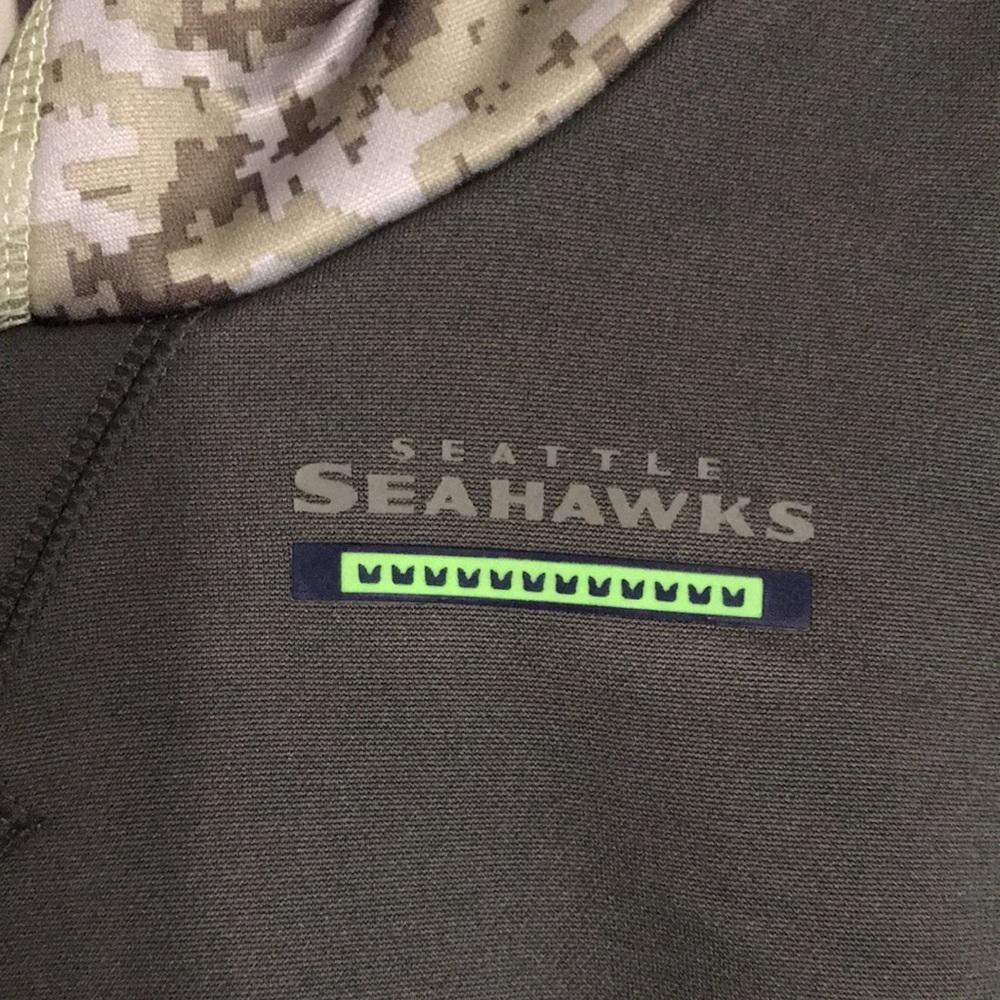 Hoodie seattle seahawks Minecraft size med by Nike dri-fit - Picture 2 of 5